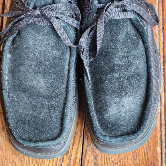 Clarks Originals Suede Shoes Wallabee Gore-Tex Black SZ 10.5 M EUC 261614347095 main image 11